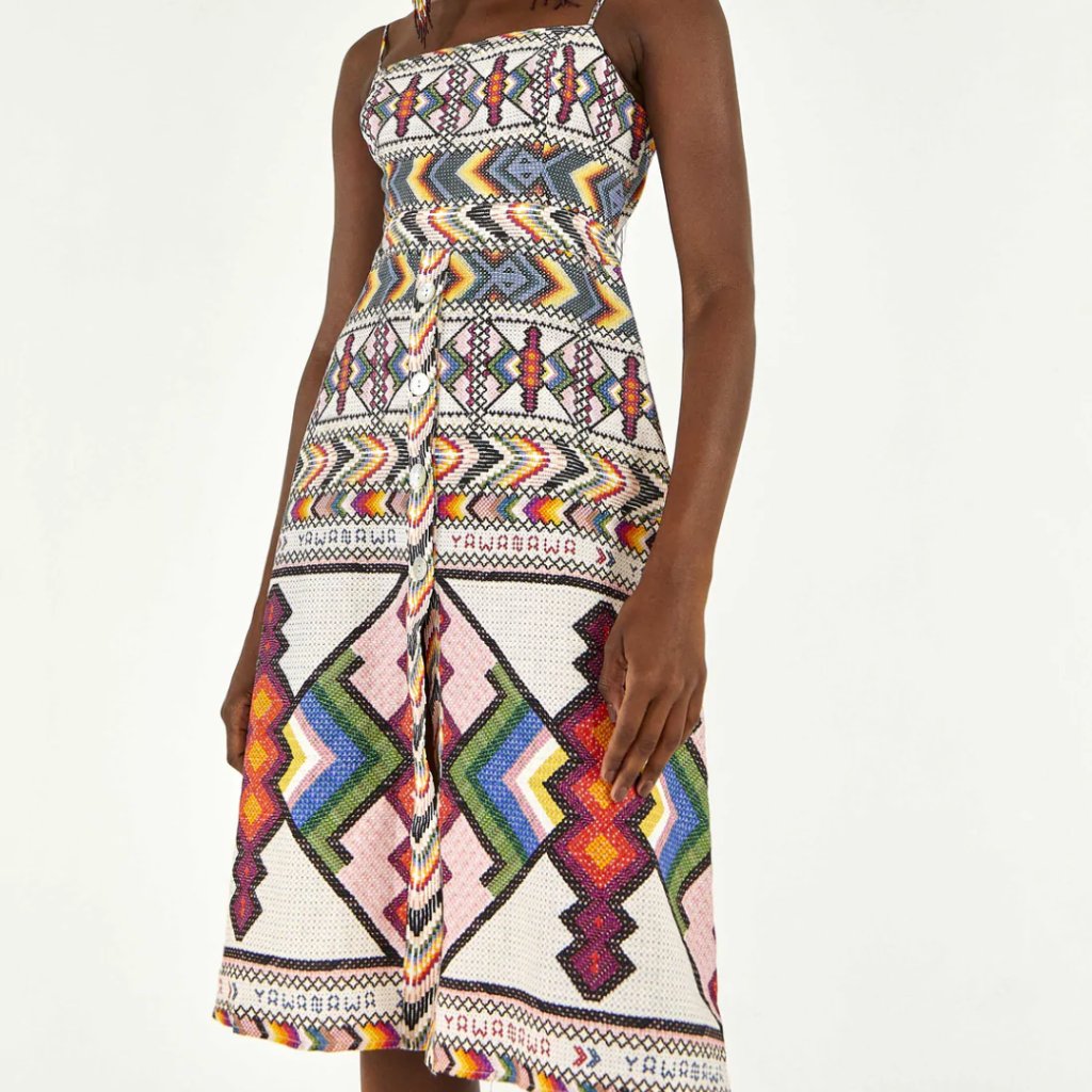 Farm Rio Amulet Midi Dress
